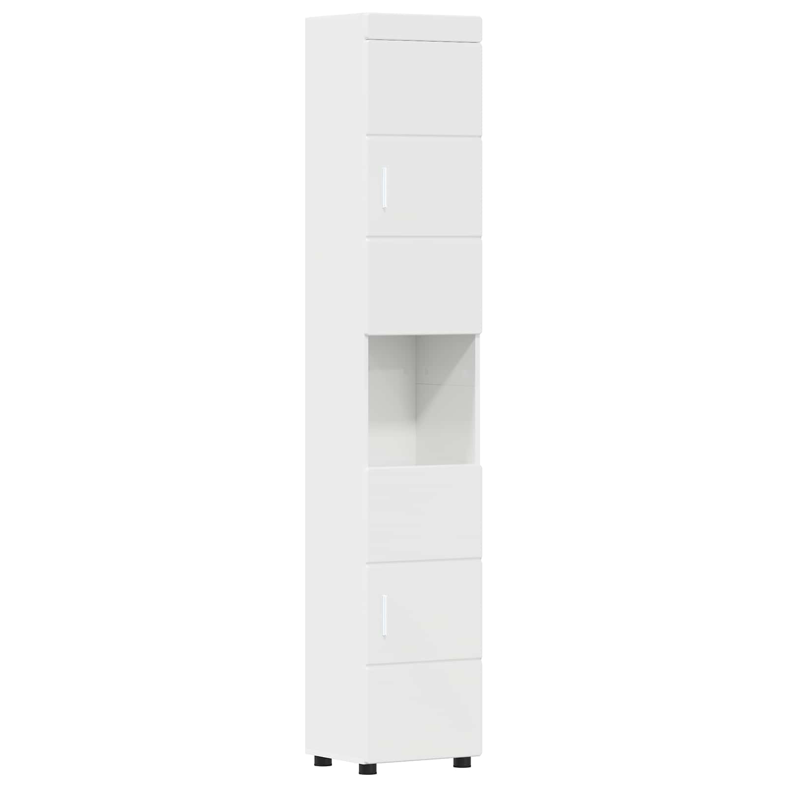 Maison Exclusive - Badezimmerschrank-set Tulum Hochglanz Weiß 37