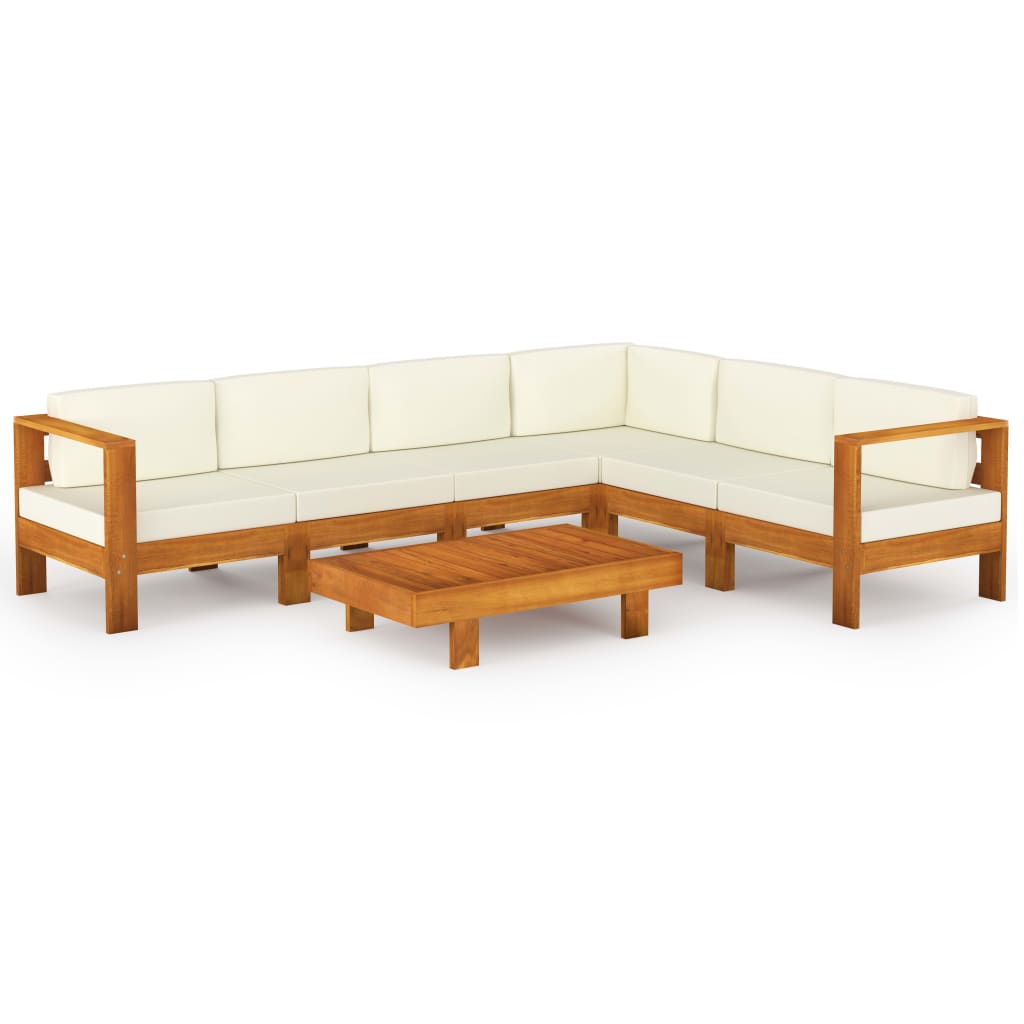 Maison Exclusive - 7-teiliges Garten-lounge-set Mit Kissen 100 X