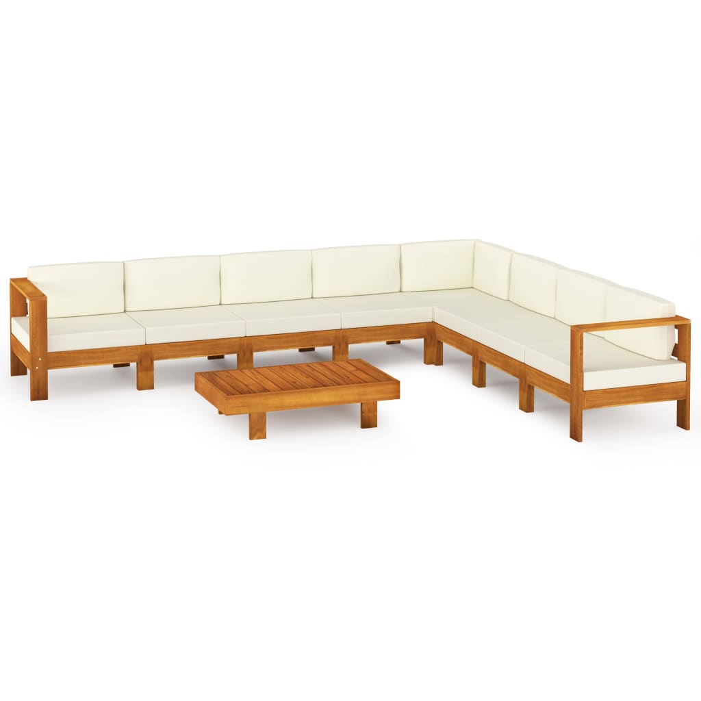 Maison Exclusive - 9-teiliges Garten-lounge-set Mit Kissen 100 X