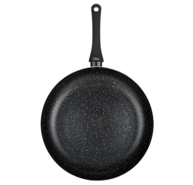 Bratpfanne Aus Schwarzem Granit, 32 Cm