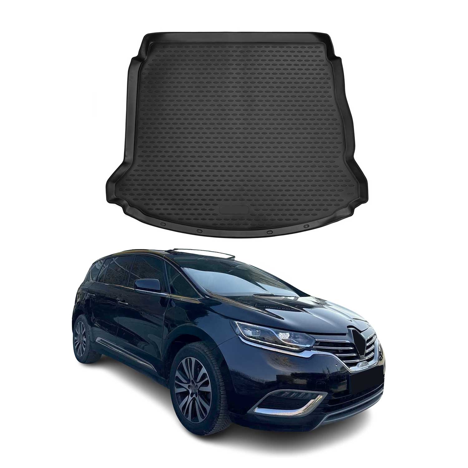 Omac Kofferraumwanne Für Renault Espace 2015-2020 Tpe Schwarz