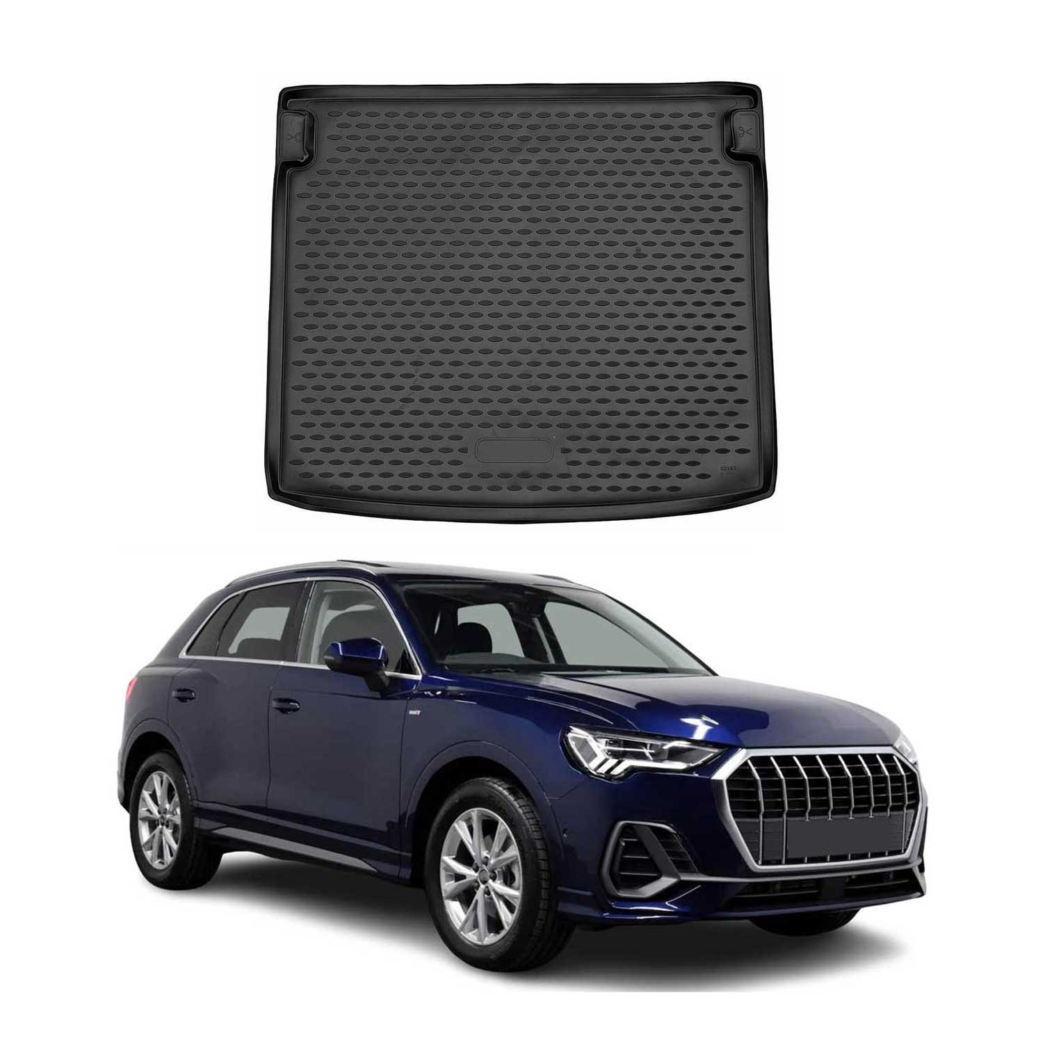 Kofferraumwanne Laderaumwanne Für Audi Q3 F3 2018-2024 Gummi Schwarz Tpe