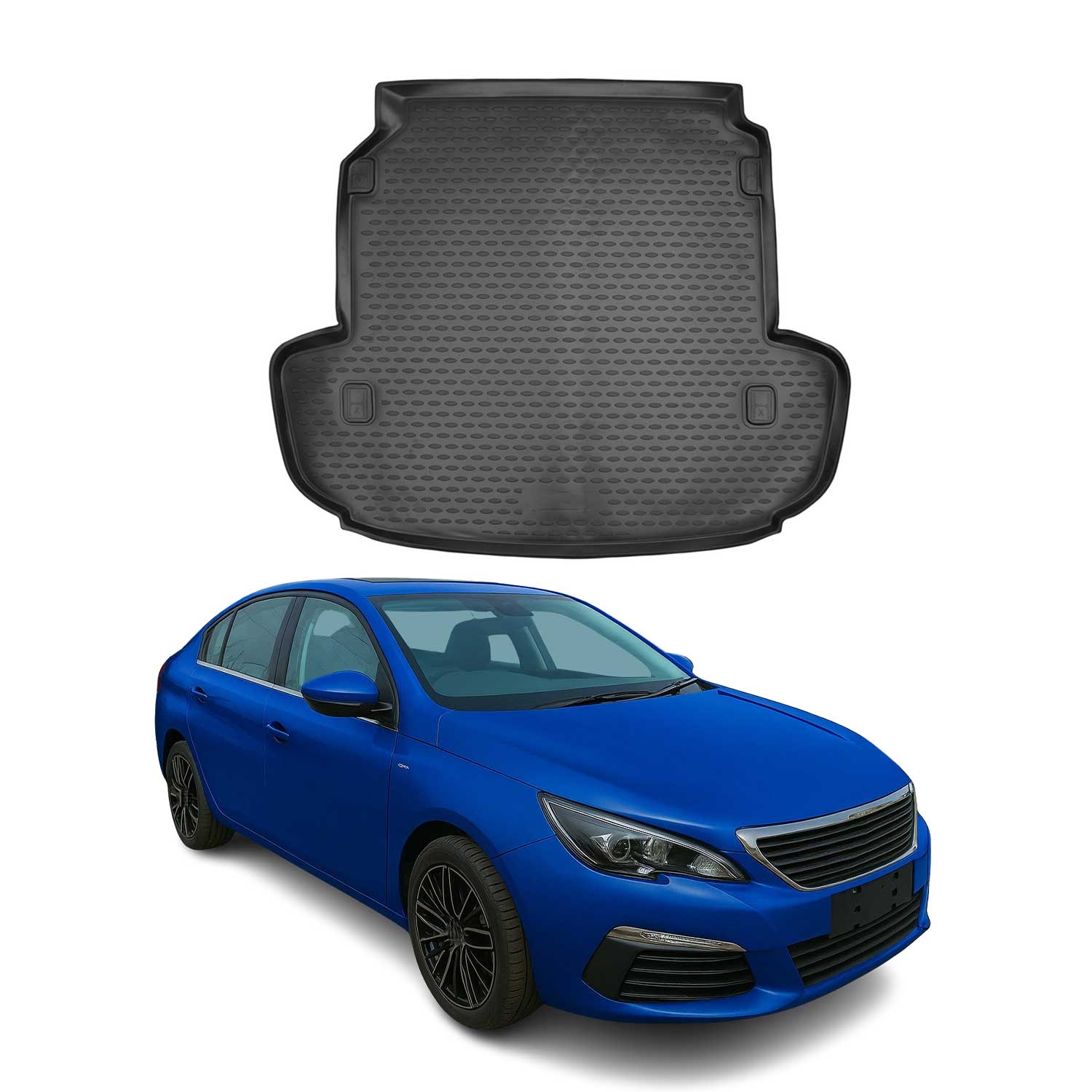 Omac Kofferraumwanne Für Peugeot 408 2010-2026 Tpe Schwarz