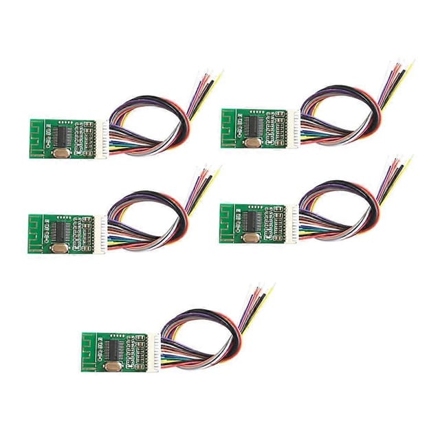 5 Stück Kcxbt002 Bluetooth-audioempfängerplatine, Bluetooth 5.0-audioempfängermodul, Verlustfreier 5.0-funk-audio-ic