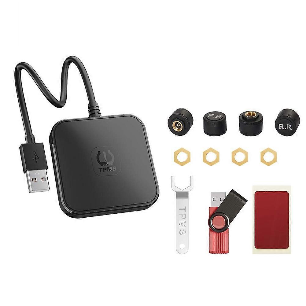 Usb-android-tpms-reserveradsensor, Externer Reifendrucksensor, Kabellos, Für Autonavigation, Radio Und Player