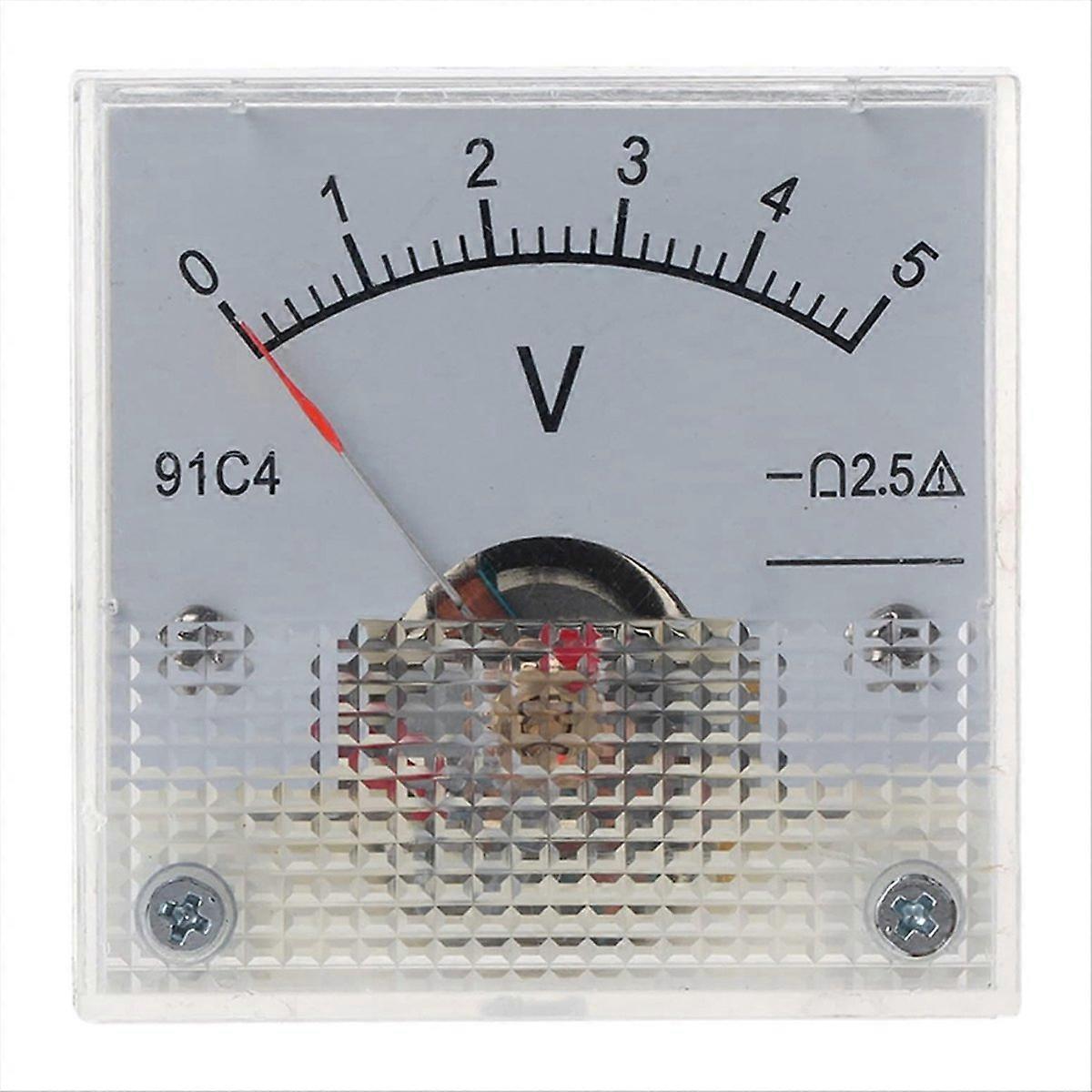 Voltmeter 91c4 Für Analoges, Mechanisches Einbauvoltmeter (5v)