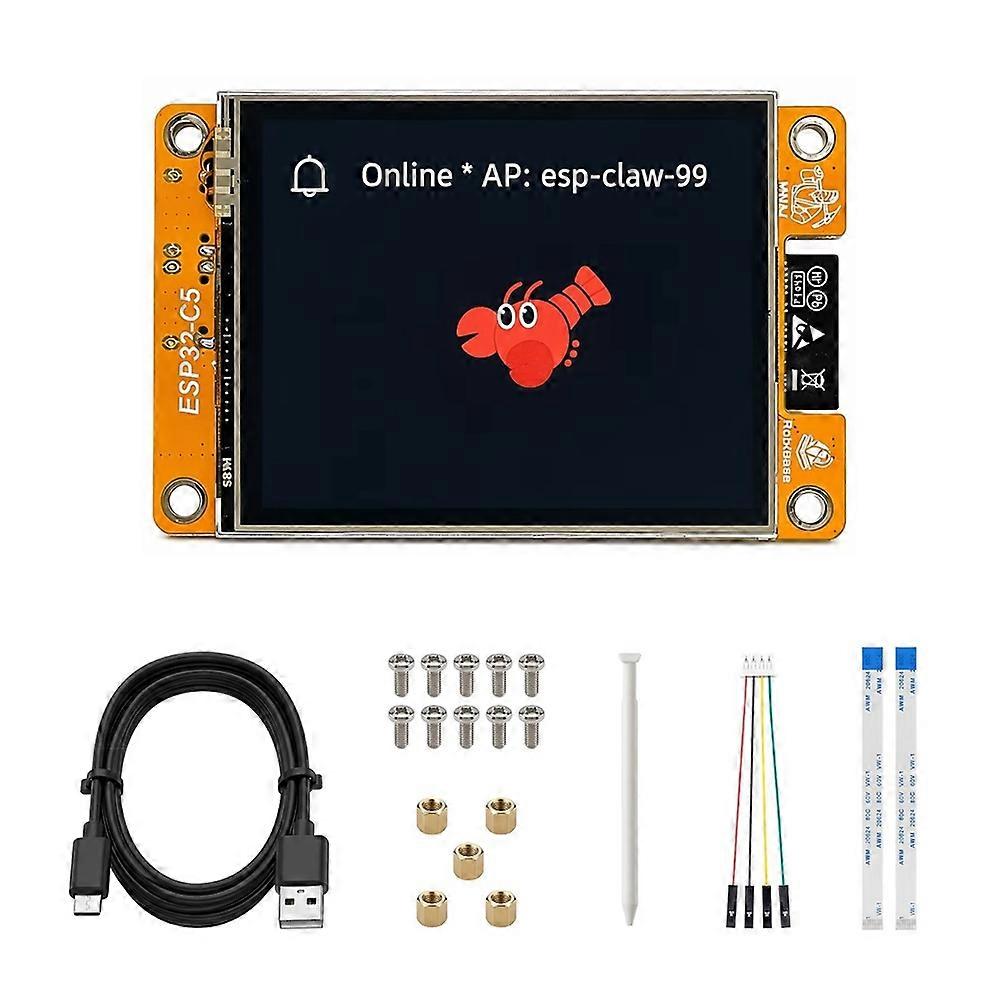 Nm-cyd-c5 Palm Ai Agent Board Mit Esp-claw Für Iot-geräte – 2,8"-bildschirm, Dualband-wlan, Esp32-c5-unterstützung Für Gpt