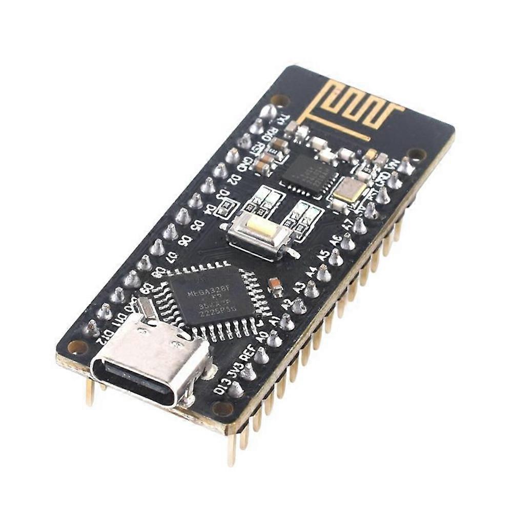 Rf-nanov3.0 Board Mit Nrf24l01+ Modul, Kompatibel Mit Arduino Usb-c Atmega328pb-au Mikrocontroller