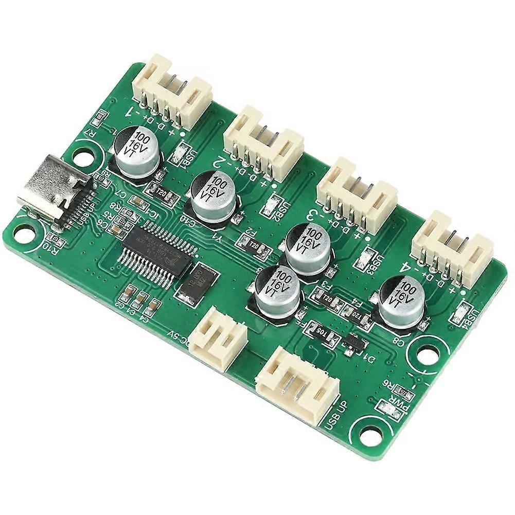 Dc 5v 1-zu-4-port-hub-modul Usb 2.0 Hub Ohne Treiberinstallation Usb-splitter Elektronische Entwicklungs-erweiterungsplatine Ph2.0