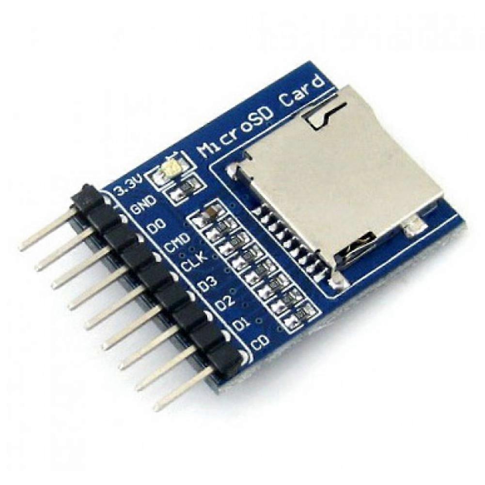 Für Micro-sd (tf)-kartenspeichermodul-entwicklungsboard Sd-kartenmodul Sd-kartenhalter 2,54 Mm Rastermaß Für Sdio- Und Spi-anschlüsse