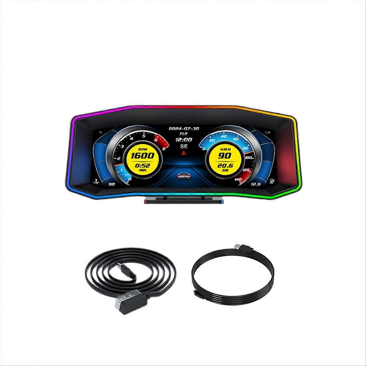 P4 Obd+gps Hud 6,2 Zoll Lcd-bildschirm Head-up-display