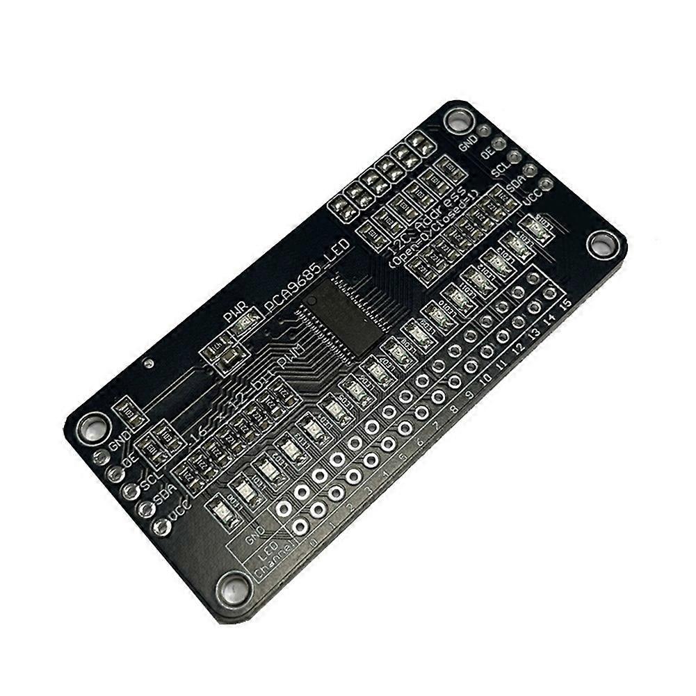 Pca9685-modul, Mcu-gesteuerte 16-bit-led-treiberlösung, Entwicklungs- Und Verifizierungsplatine, 16-bit-pwm-modul