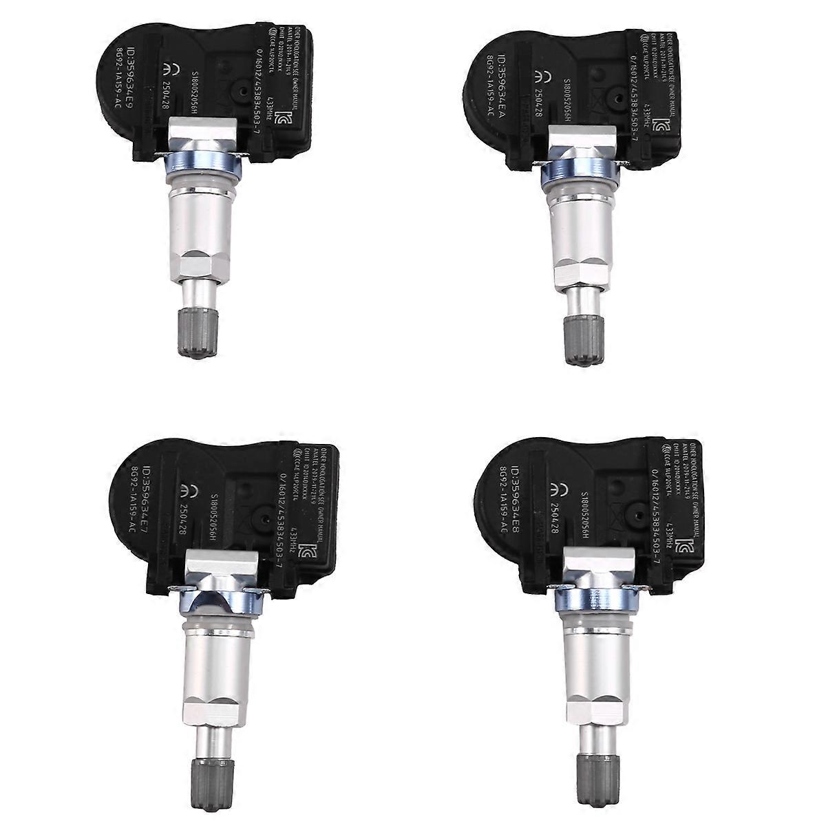 4 Stück Tpms-reifendrucksensoren 433 Mhz Für Mondeo 8g92-1a159-ac 8g92-1a159-ab 8g92-1a189-kb