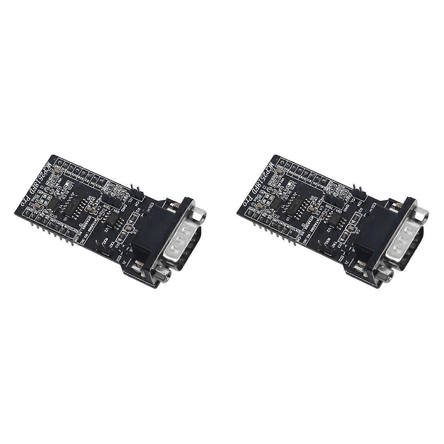 2x Spi Zu Canfd Modul Mcp2518fd Modul Ata6560 Transceiver Cam Bus Modul Super Mcp2515 Controller Modul