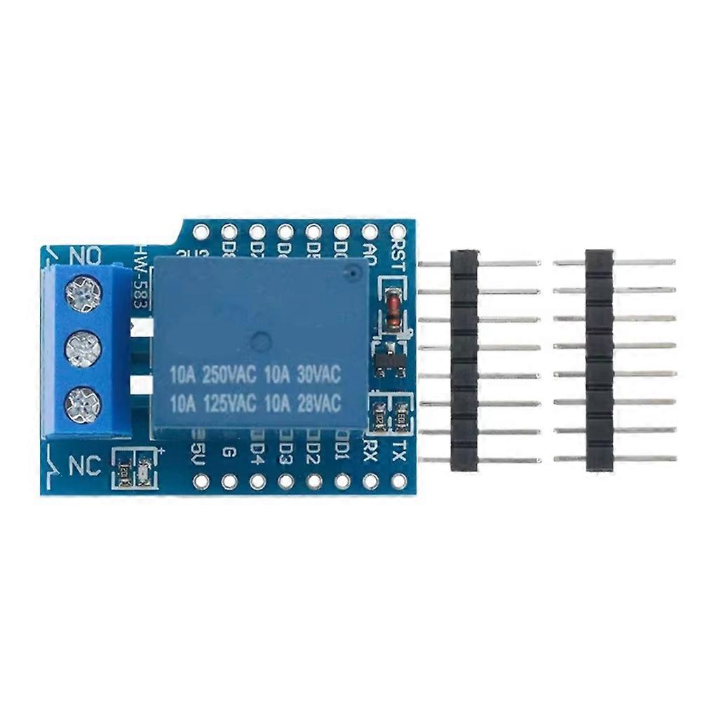 Wemos D1 Mini-relais-shield Mit Einem Kanal Für Das D1 Mini-relaismodul Auf Esp8266-entwicklungsboards (1 Kanal, 5 Stück)
