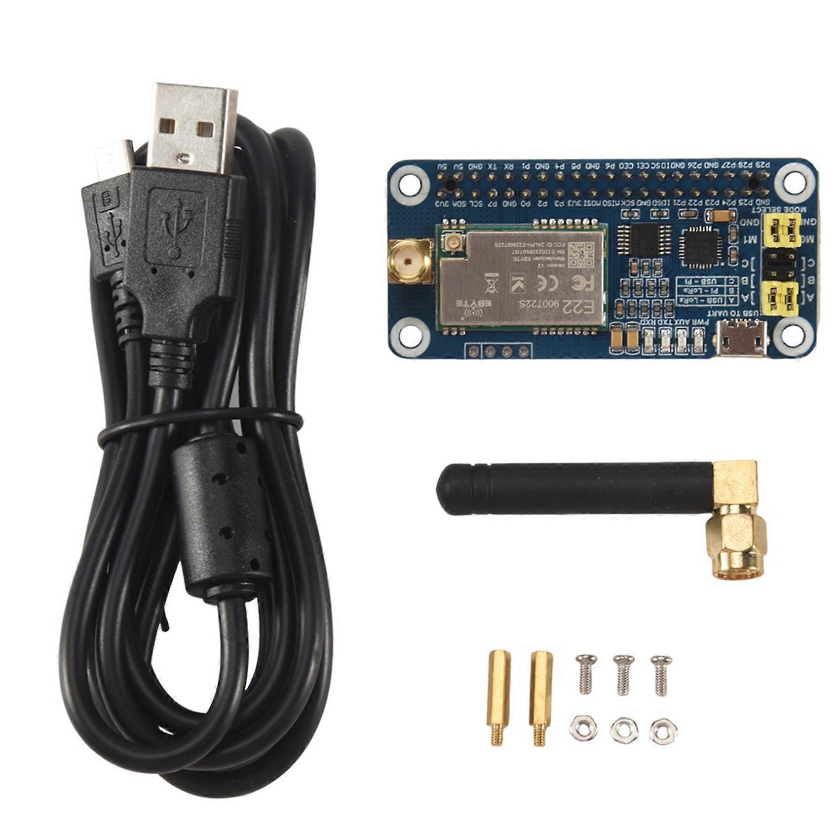Waveshare Sx1262 Lora Hat Für Raspberry Pi Deckt Das 915-mhz-frequenzband Mit Spread-spectrum-modulation Ab