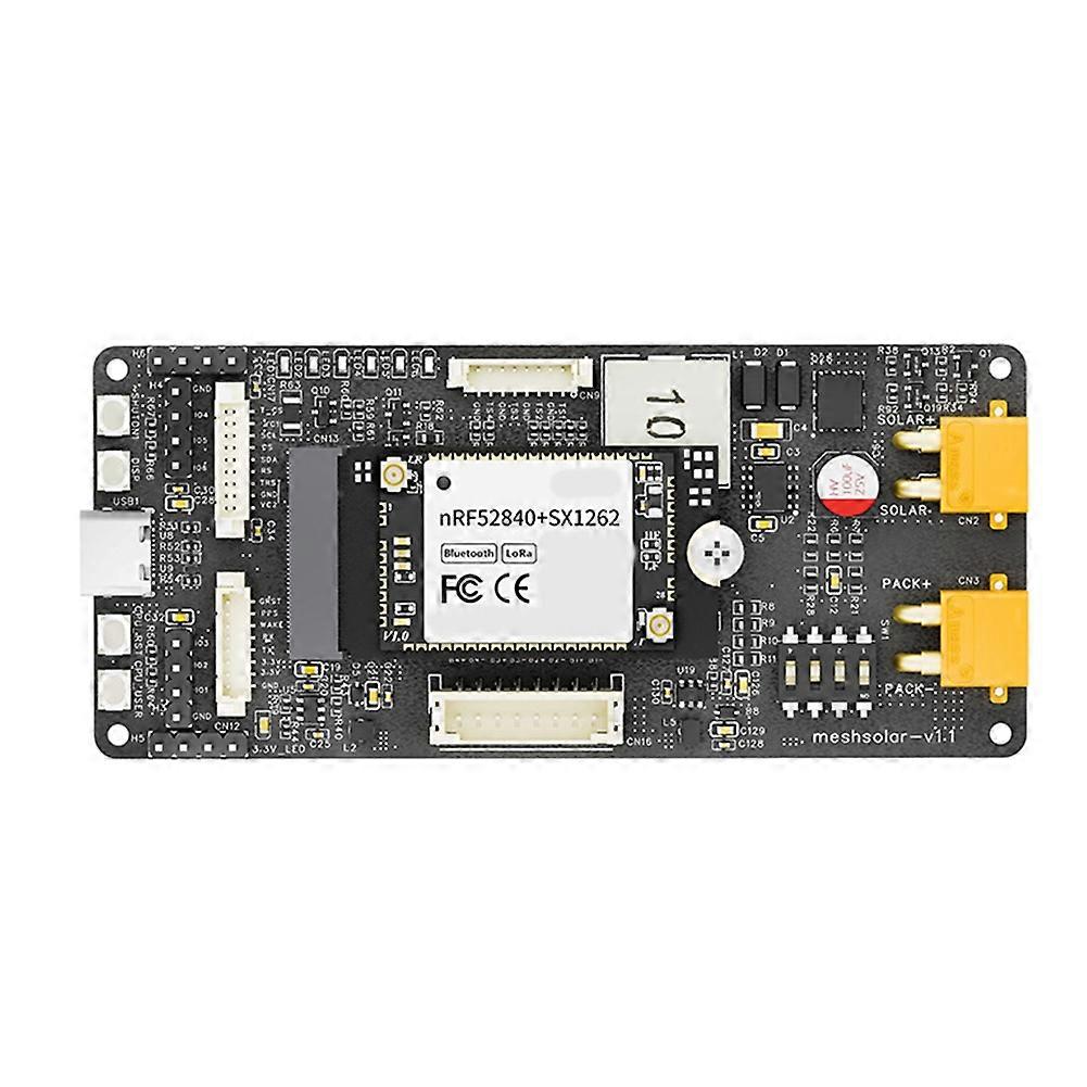Für Meshtastic Meshsolar Lfp Bms Board 1-4 Zellen 18-24v Solar Dc/mppt/usb Pd3.0 Laden 10km Ble Lora Nrf52480