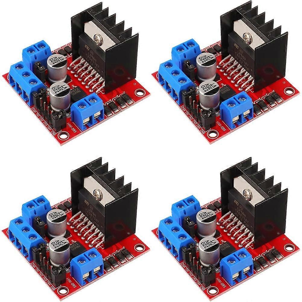 4 Stück L298n Motortreiber-controller-platine Dc Dual-h-brückenmodul Für Arduino Raspberry Pi Schrittmotor