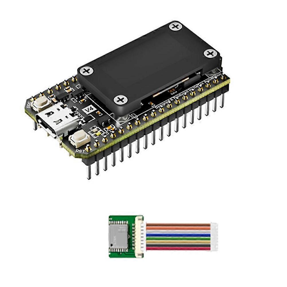 Meshtastic Lora 32 V4 Entwicklungsboard Mit Gps, Esp32, Sx1262-chipsatz, 0,96-zoll-oled-display, Solarbetriebenem Mesh-netzwerk, Wlan, Lora Und Ble (928 Mhz)