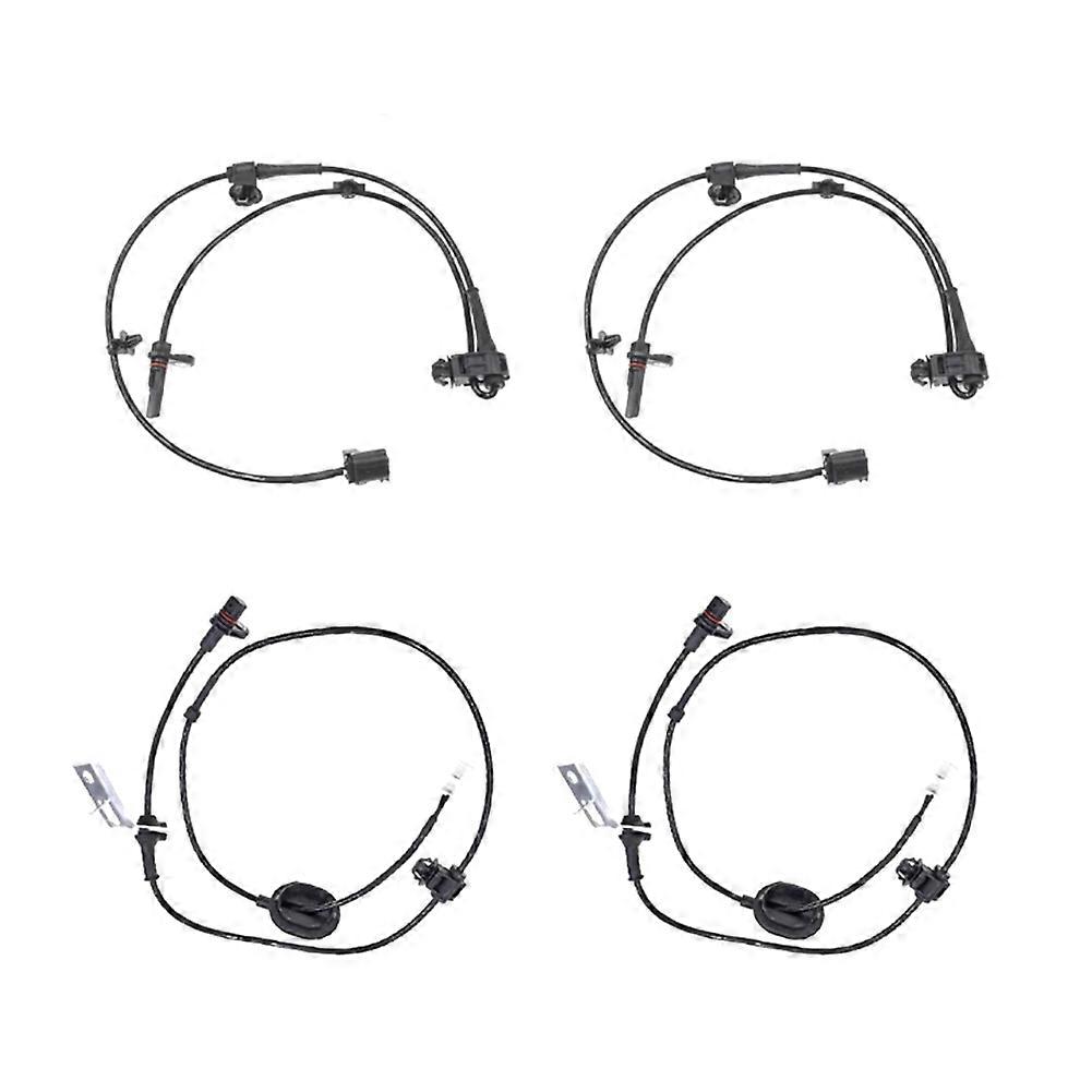 4 Stück Passend Für 3 (bm, Bn) L4 2.0l 2.5l 2014-2018 Abs Raddrehzahlsensor Hinten Vorne B45g-43-71y B45a-43-70x