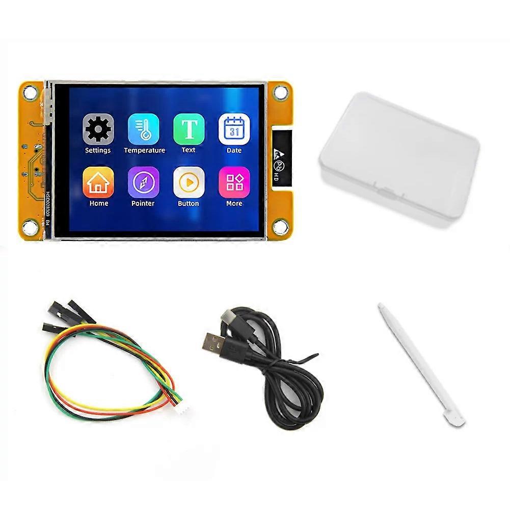 Esp32 Wifi Bluetooth Modul Entwicklungsboard, 240x320 Auflösung, 2,8 Zoll Resistiver Touchscreen, Ili9341 Treiber