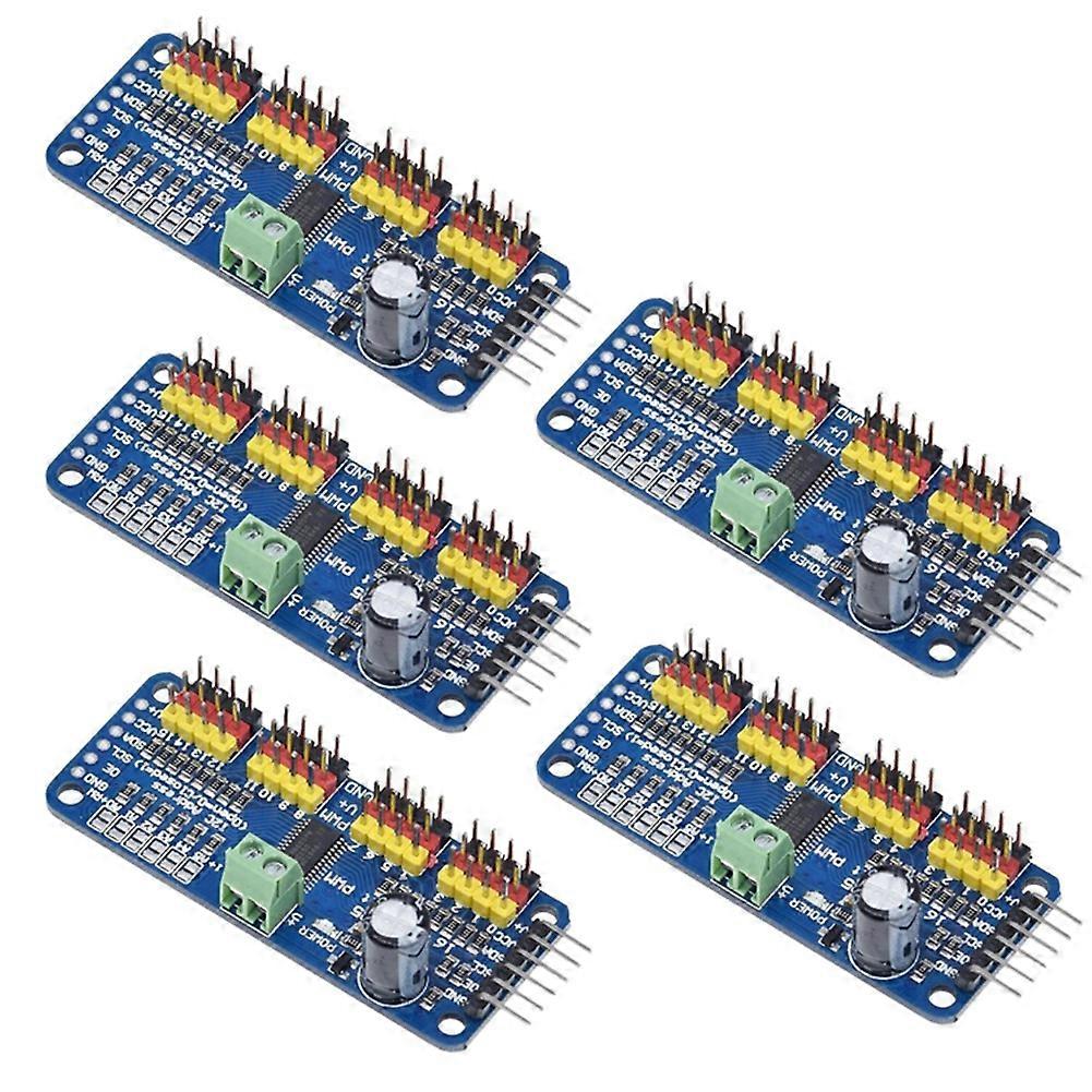 5 Stück Pca9685pw 16-kanal 12-bit Pwm Servo Shield Treiber I2c-schnittstelle Pca9685 Modul Für Raspberry Pi