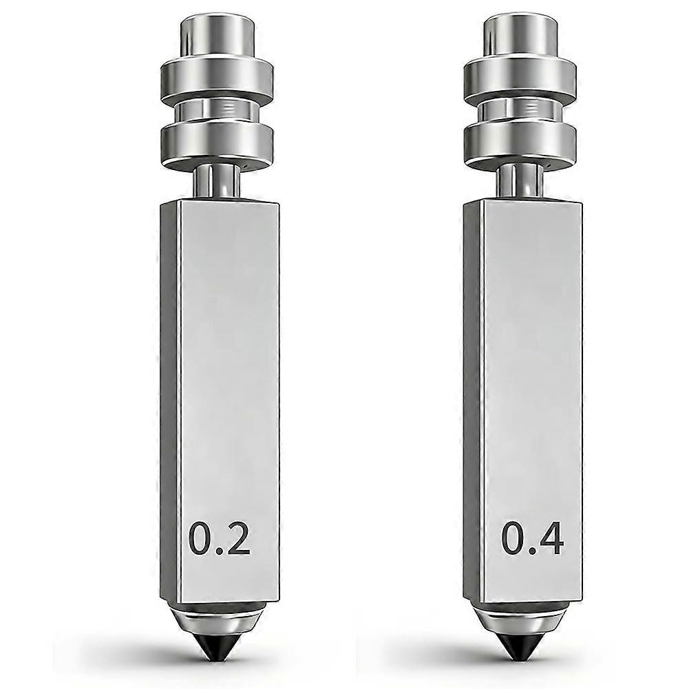2er-pack 0,2 Mm Und 0,4 Mm Enddüse Für Anycubic Kobra X Combo Quick Swap High Flow