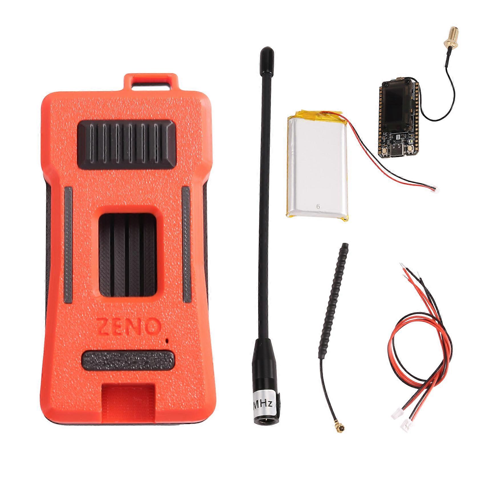 Meshtastic Heltec V4 Kit Mit 3d-gedrucktem Gehäuse, Kompatibel Mit Wiifi Lora 32 V4 4.3, Tragbarer Meshcore Mit 3000-mah-akku