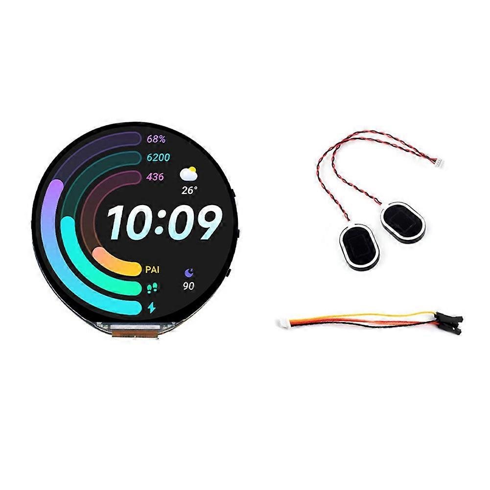 Esp32-s3 Entwicklungsboard Mit 1,85-zoll-rund-lcd-display, Unterstützt Wlan Und Bluetooth 5, Integrierter Sechs-achsen-sensor