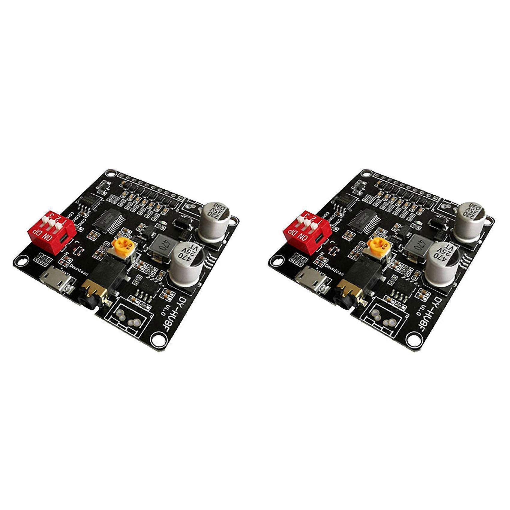 2x Dy-hv8f Sprachwiedergabemodul, 12v/24v Trigger, Serielle Schnittstelle, 10w/20w, Mit 8mb Flash-speicher, Mp3-player