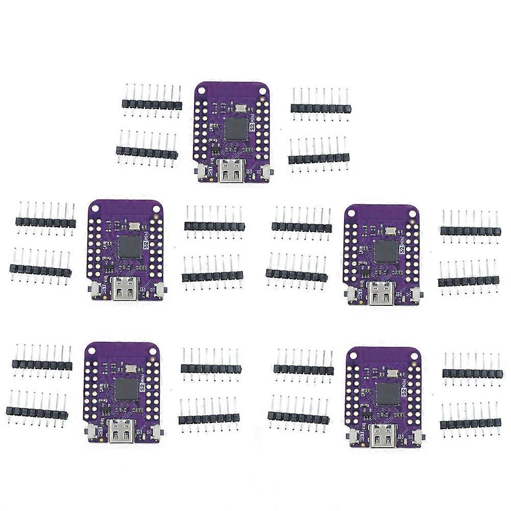 5 Stück S2 Mini V1.0.0 Esp32-s2 4mb Flash 2mb Psram Wlan-entwicklungsboard Wlan Iot-board Basierend Auf Esp32-s2fn4r2 Esp32-s2