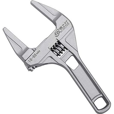 Verstellbarer Maulschlüssel 16–68 Mm – Leichtes Aluminium – Hohe Klemmkraft – Für Beengte Platzverhältnisse Und Rohrleitungen