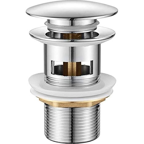 M20502 Waschbeckenablauf, Pop-up-ablaufgarnitur, Chrom, Silber