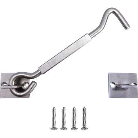20,8 Cm Langer Verriegelungshaken Aus Edelstahl – Für Fenster Und Garagentore – Witterungsbeständig – 10 Mm Breit