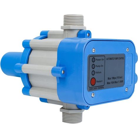 – Elektronischer Druckregler (220 V, 10 Bar) – Für Hauswasserpumpen – Konstanter Druck Für Die Gartenbewässerung – Erhöhte Sicherheit