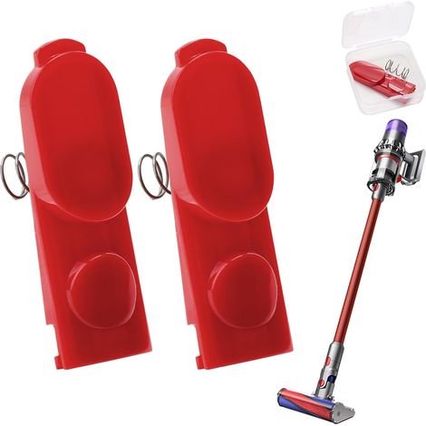 Set Mit 2 Robusten Clip-verriegelungsknöpfen Mit Feder Für V7, V8, V10, V11, V12, V15 – Staubsauger-ersatzzubehör