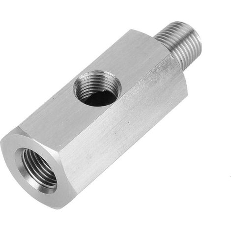 Öldrucksensoradapter Aus Edelstahl, M10 Öldruckmanometer-t-stück Auf Npt-adapter Für Turbolader