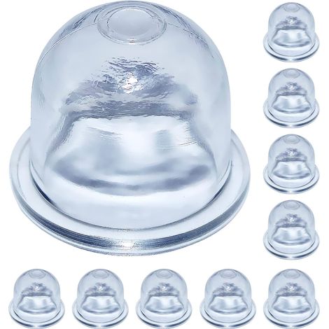 10er-pack Primerpumpen Für Stihl Freischneider – Transparentes Gummi – Einfache Montage – Kompatibel Mit Fs38, Fs40, Fs45, Fs55, Fs56, Fs80, Fs85, Fs130