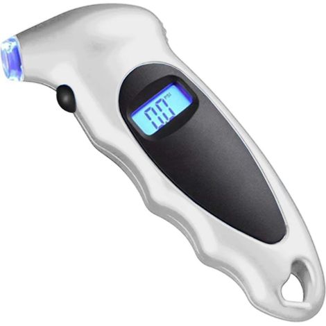 Digitales Reifendruckmessgerät Für Autos, Präzise Hintergrundbeleuchtung, Lcd-display, Beleuchtete Düse, Barometer, Multifunktionsmessgerät, 150-psi-detektor, 4 Einstellungen Für Auto, Lkw, Fahrrad, H