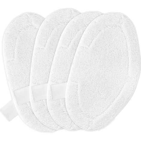 4-teiliges Ersatz-mopppad-set, Kompatibel Mit Polti Vaporetto Zubehör, Waschbare Ersatzmopps, Kompatibel Mit Vaporforce Bürste Paeu0332, Sv440