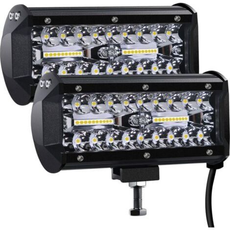 12v 300w 7" Led-arbeitsscheinwerfer, Wasserdicht (ip67), 27.000lm Led-arbeitsscheinwerfer Für Pkw, Lkw, Traktor, Suv, Boot – 2 Stück