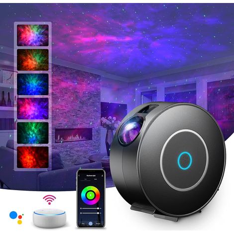 Led-sternenhimmelprojektor, Smart-sternenhimmelprojektor, Nachtlicht, Galaxieprojektor, Dimmbar/sprachsteuerung/wlan-verbindung/timer, Schlafzimmerdekoration, Geschenk, Weihnachten, Google Assistant,