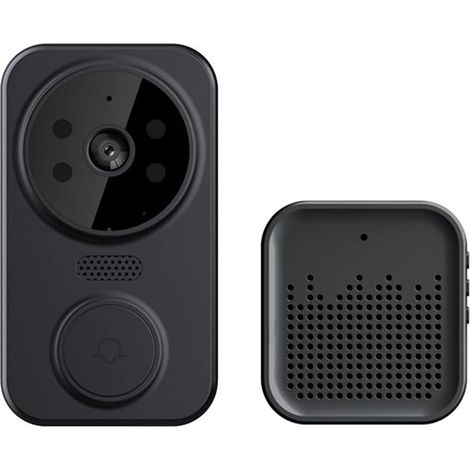 Kabellose Video-türklingel Mit Fernbedienung, Smart-home-wlan-türklingel Für Den Außenbereich, Kabellose Türklingel Mit Kamera, Zwei-wege-audio, Gegensprechanlage, Nachtsicht, Steuerung Per Smart-life