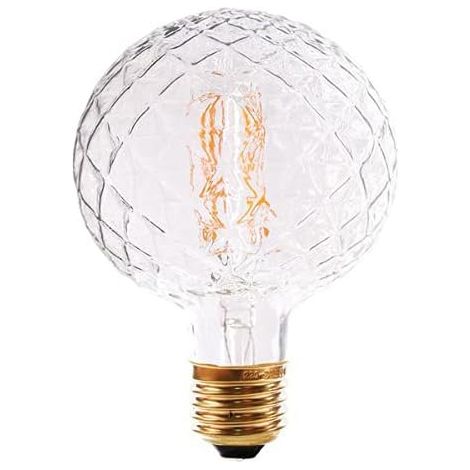 Retro-glühbirne Im Ananas-design, 220 V, 4 W, 2700 K, Transparente G95-fassung