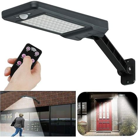 60 Ip65 Wasserdichte Solar-led-außenleuchten, Ferngesteuerte Led-wandleuchten, Kabellose Solar-sicherheitsleuchten