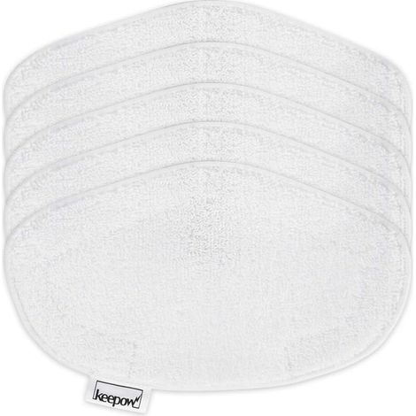 5 Wischpads Für Polti Vaporetto Dampfmopp-zubehör, Waschbare Und Wiederverwendbare Ersatztücher Für Die Polti Vaporetto Dampfmopp-bürste Paeu0332