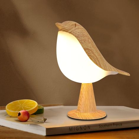 Niedliche Vogelförmige Tischlampe – Kindernachttischlampe – Stimmungslicht – Touch-led-schreibtischlampe Für Büro, Wohnzimmer, Schlafzimmer, Kinderzimmer, Studentenwohnheim, Dekoration
