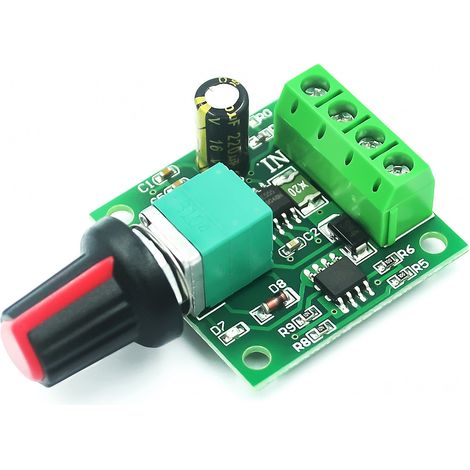2 Stück 1,8 V, 3 V, 5 V, 6 V, 7,2 V, 12 V, 2 A Pwm-drehzahlregler, Gleichstrommotor-spannungsregler, Led-spannungsregler-dimmer, Einstellbarer Steuerschalter