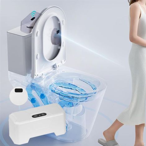 Automatisches Wasserspülsystem, Verbessertes Berührungsloses Toilettenspülset 2025, Freihändige Toilettenspülung Mit Externem Infrarotsensor, Wasserdichte Spülung Für Toiletten Im Privaten Und Öffentl