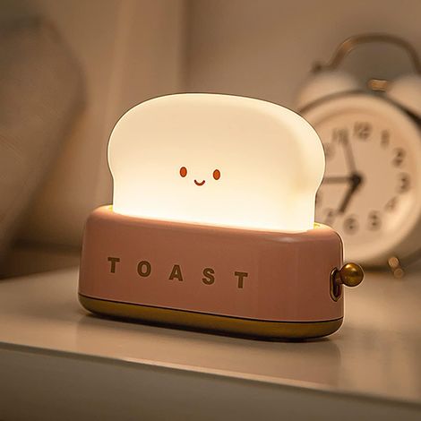 Diy Toast Cute Bread Led-nachtlampe, Kreative Usb-ladeleuchte, Tragbares Nachtlicht (grün)
